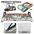 thumbnail image 5 of HUIACONG Christmas Snowman Golf Cart Seat Cover Easy to Clean Comfortable Golf Cart Seat Protector Cover Easy to Install Protection Interior Accessories Suitable for EZGO Yamaha Club Cars, 5 of 7