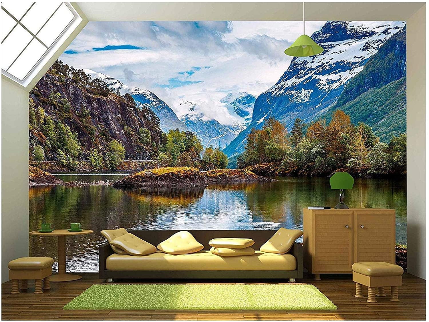 Wall26 Beautiful Nature Norway Natural Landscape. Removable Wall