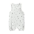 thumbnail image 1 of Baby Sleeveless Print Barboteuse Élégante pour Enfants Unisexe, 1 of 7