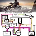 thumbnail image 3 of Compatible with ATV Electric Quad Bike 50Cc - 125C Complete Stator Wire Harness CDI Ignition Coil Solenoid Valve Kit, 3 of 5