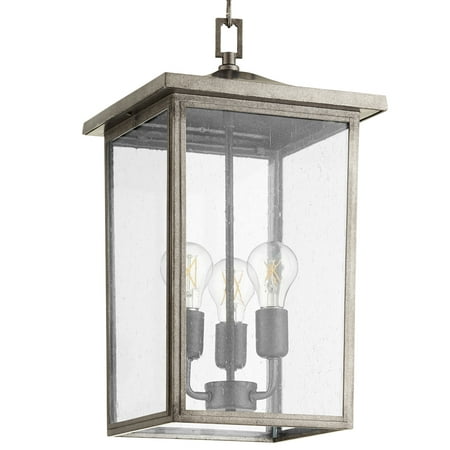 

Quorum International 723-11 Riverside 3 Light 11 Wide Outdoor Pendant - Weathered Zinc