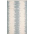 thumbnail image 1 of Safavieh Cotton Kilim 4' X 6' Handmade Cotton Rug in Blue and Ivory, 1 of 4
