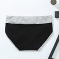 thumbnail image 6 of HUPOM Cotton Panties For Women Girls Panties High Waist Leisure Tie Banded Waist Black L, 6 of 9