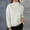 White, variant on Black*Friday ChaoHeng Women's Coats,Jackets&Vests Women's Solid Color Reversible Fleece Jacket,Quarter Zip Lapel Collar Casual Top