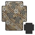 thumbnail image 2 of ZIATUBLES Tribal Sea Turtle Plumeria Print Recliner Chair Cover, Anti-Slip Quilted Recliner Couch Slipcover, Washable Furniture Protector for Living Room, Fits Most Standard Recliners, 2 of 8