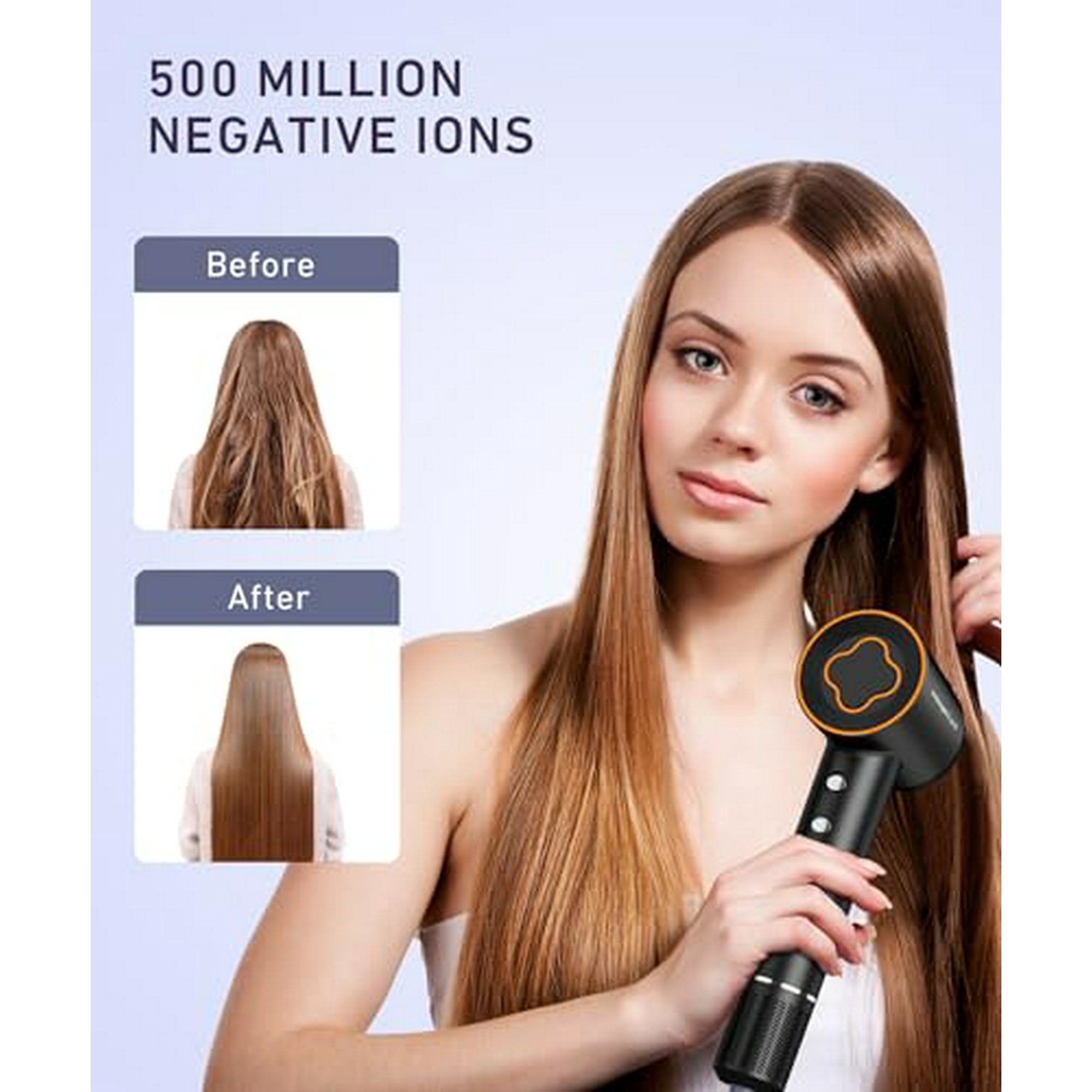 Hair Dryer - 150000 RPM High-Speed Brushless Motor Negative Ionic