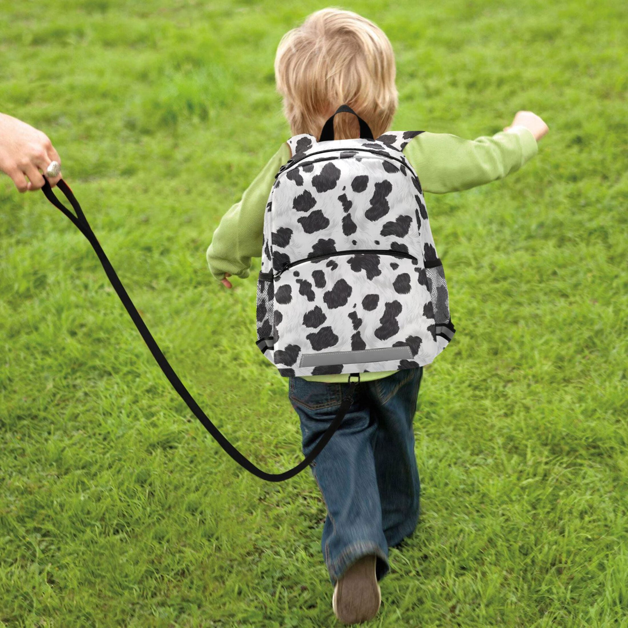 ALAZA Cow Print School Backpack Elementary Student Bookbag