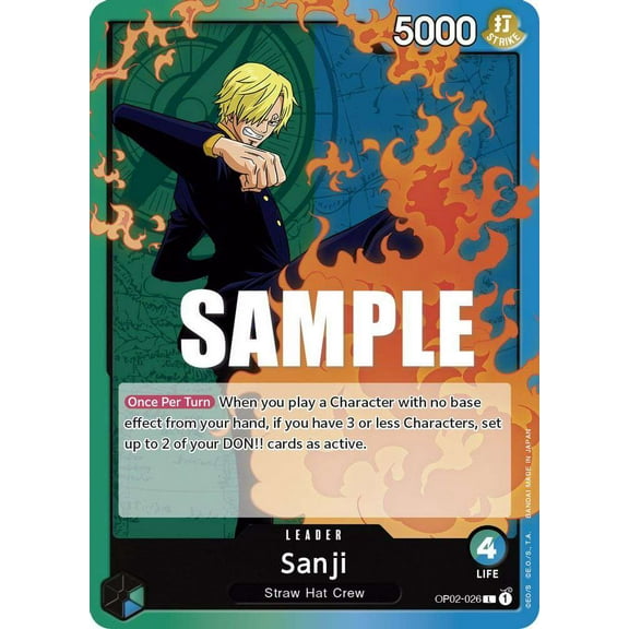 One Piece Paramount War Leader Sanji OP02-026