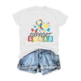thumbnail image 4 of Bibifish Womens Tees Autism Awareness Graphic Soft Cozy Regular Fit Crewneck Short-Sleeve Tees Summer Daily Party Stylish T-Shirts, 4 of 4