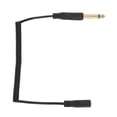 thumbnail image 2 of Sound Adapter Cable,6.35mm to 3.5mm Coiled Gold Plated Cable Coiled Adapter Cable Compact and Lightweight, 2 of 14