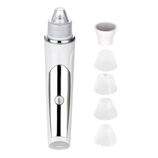 Baohd Blackhead Remover Vacuum Facial Pore Electric Comedone Extractor Kit USB Rechargeable Blackhead Suction Tool with 5 Probes