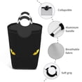 thumbnail image 2 of DouZhe 50L Rectangular Laundry Basket, Black Panther Yellow Eyes Prints Waterproof Foldable Laundry Hamper with Aluminum Handles, 2 of 6