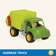 thumbnail image 5 of Battat Garbage Truck Toy Truck with Figurine, Toddler and Preschool Toys, 5 of 7