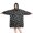 Alien and UFO Black Pattern-2, variant on Wearable Blanket Hoodie,Alien Head and UFO Deep Black Pattern Oversized Sherpa Blanket Hoodie with Super Pockets,Super Warm Fuzzy Pullover for Women & Men