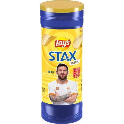 Lays Stax Combination Pack of 2: Lays Stax Cheddar 5.5OZ and