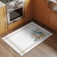 thumbnail image 2 of Entryway Rug 2'x3', Coastal Starfish Small Rug for Kitchen Bathroom Door Mat Indoor Entrance, Nautical Shells Coral Eucalyptus Stripes Non-Slip Area Rugs Floor Mats Carpet Front Door Rugs, 2 of 8