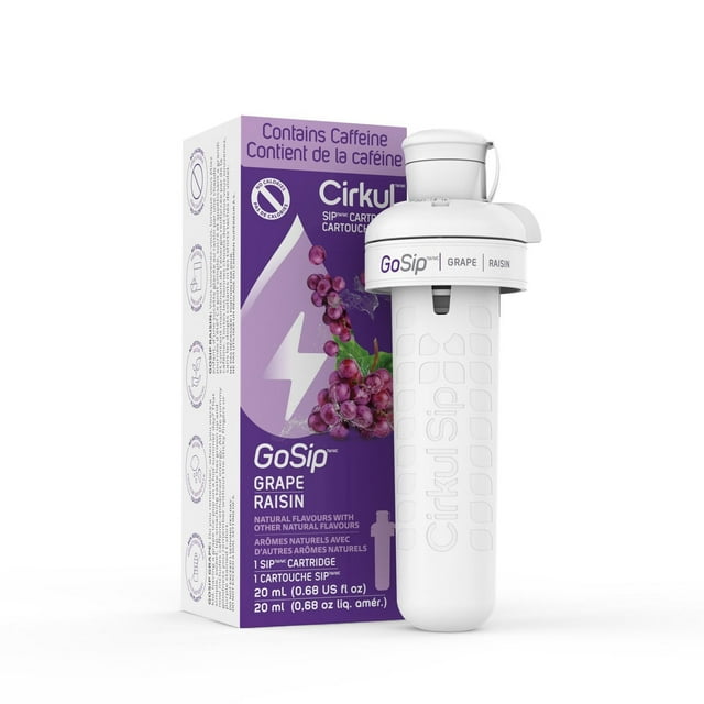 Cirkul GoSip Grape Flavor Cartridge, 1-pack