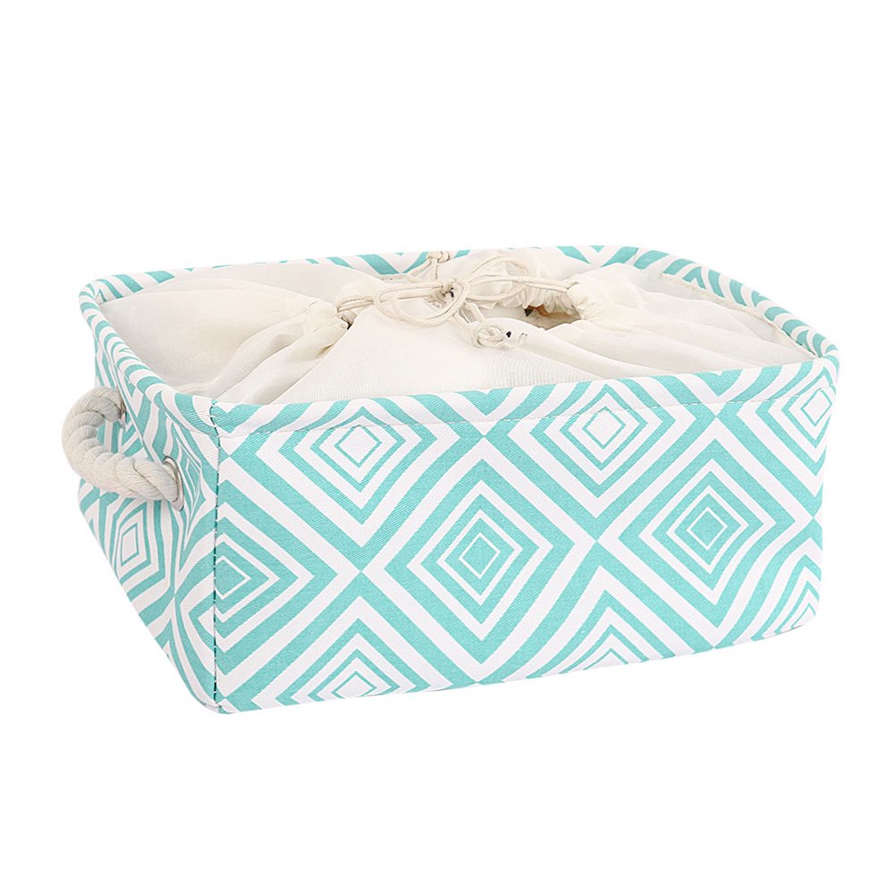 foldable canvas fabric storage bins basket clothing toys storage