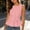 *Pink, variant on ClodeEU Women's Cute Crew Neck Sleeveless Button Peplum Blouse, Casual Slim Fitted Top Army Green,Women's Plus L
