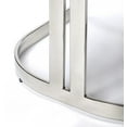 thumbnail image 2 of Butler Specialty Bravo Faux Leather Counter Stool In Silver And White, 2 of 6