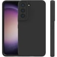thumbnail image 2 of Galaxy S23 5G Case, Samsung S23 Liquid Silicone Case Soft Silicone Gel Rubber Bumper Slim Shockproof Protective for Galaxy S23 6.1 2023, Black, 2 of 5