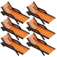 thumbnail image 1 of HEALEEP 6pcs Mini Bench Plastic Decorative for DIY Enthusiasts Home Decoration, 1 of 8