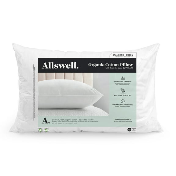 Allswell Organic Cotton Down-like Bed Pillow