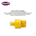 thumbnail image 3 of Chef'n Cob Corn Stripper in Yellow, Metal Stainless Steel, 3 of 9