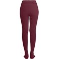 thumbnail image 3 of ORUYROP Women's Solid Colored Opaque Microfiber Footed Tights, 3 of 7