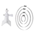 thumbnail image 4 of Soporte de montaje para cámara, soporte de montaje para tubo, resistente, ajustable y con abrazadera Blanco, 4 of 8
