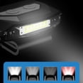 thumbnail image 3 of Toystoory Sombrero Clip lámpara pesca nocturna Camping faro recargable movimientos sacudir mano faro ajustable emergencia tapa luz Iluminación y accesorios Negro Toystoory HA074327-01, 3 of 6