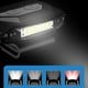 thumbnail image 4 of Wosthever Sombrero Clip lámpara pesca nocturna faro recargable Shake mano faro impermeable ajustable tapa de emergencia luz de trabajo Iluminación y accesorios Negro, 4 of 6