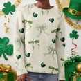 thumbnail image 6 of St Patricks Day Sweater Women Long Sleeve Irish Oversized Saint Patty Pullover Plus Size Sweater, 6 of 7