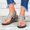 Grey, variant on Dvkptbk Women's Sandals Comfortable Flip Flops for Women with Arch Support Summer Casual Wedge Sandals Shoes Casual ummer