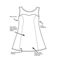 thumbnail image 3 of Swimsuits for All Women's Mesh High Neck Swimdress, 3 of 5