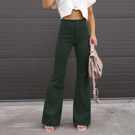 Tittly Lounge Pants Women Flare Pants Women's Bootcut Leggings - Bootleg Yoga Pants Flare Tummy Control High Waisted Casual Dress Pants Cotton Pants for Women Pants for Women Trendy AG L