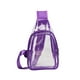 thumbnail image 1 of Mochila transparente de PVC Strade Fareast Limited Bandolera Violeta, 1 of 8
