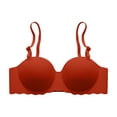 thumbnail image 4 of ZZwxWA Bras for Women Soft Support Adjustable Spaghetti Strap Seamless Bralette Full-Coverage Push Up Comfort Everyday Bra, 4 of 5