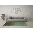 thumbnail image 3 of Ahgly Company Indoor Square Solid Light Blue Modern Area Rugs, 5' Square, 3 of 4