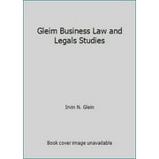 Pre-Owned Gleim Business Law and Legals Studies (Paperback) 1581949197 9781581949193