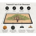 thumbnail image 3 of A1HC Natural Coir & Rubber Door Mat, 30x48, Thick Durable Doormats for Outdoor Entrance, Heavy Duty Large Size Doormat, Anti-Shed Doormat, Fade-Resistant Door mat, Long Lasting, Front Porch Entry Rug, 3 of 6