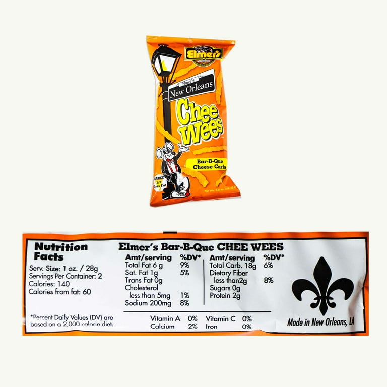 Elmer's Chee Wees Cheese Curls Variety Pack - BBQ, Jalapeño