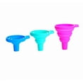 thumbnail image 3 of 3 Pc Collapsible Funnel - Random Color, Space-Saving Design For Kitchen Use, 3 of 6