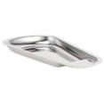 thumbnail image 4 of Dekaim Tray Stainless Steel Buffet Food Clip Spoon Towel Storage Tray Tableware Kitchen Accessory(Fan-Shaped), 4 of 8