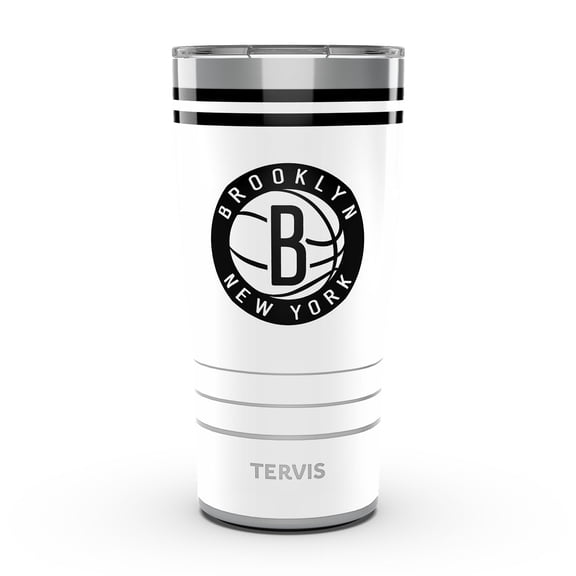 Tervis Brooklyn Nets 20oz. Arctic DuraPrint-- Stainless Steel Travel Tumbler