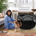 thumbnail image 3 of Corralito portátil para cachorros Goozii para interiores/exteriores, para perros pequeños, 3 of 7