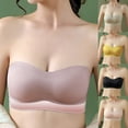 thumbnail image 5 of PUMISAS Wireless Onepiece Strapless Bras For Women Push-Up Solid Color Seamless No Underwire Top Everyday Comfortable Wrap Chest Bras, 5 of 7