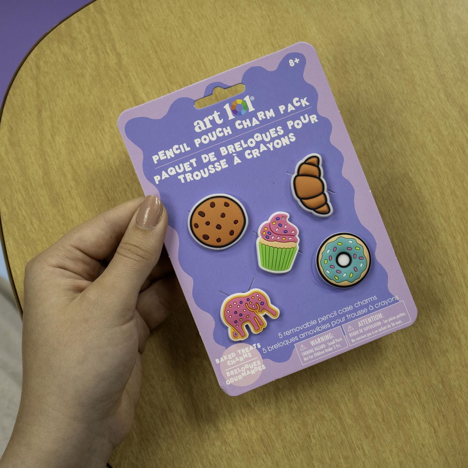 Art 101 Charm Pack for Pencil Pouch, Baked Treats Edition