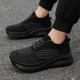 thumbnail image 3 of Men's Extra Wide Running Shoes, Lightweight Breathable Knit Sneakers with Cushioned Thick Sole for Walking, Training, and Daily Comfort, 3 of 9