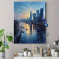 thumbnail image 4 of Locomotive Train Canvas Print Industrial Hallway Home Wall Art Decor, 4 of 8